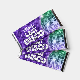 Retro Last Disco Bachelorette Party Hershey Bar Favors