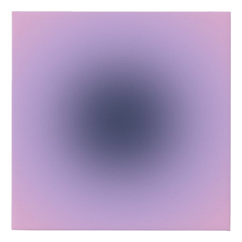 Retro Lavender Purple Gradient Faux Canvas Print