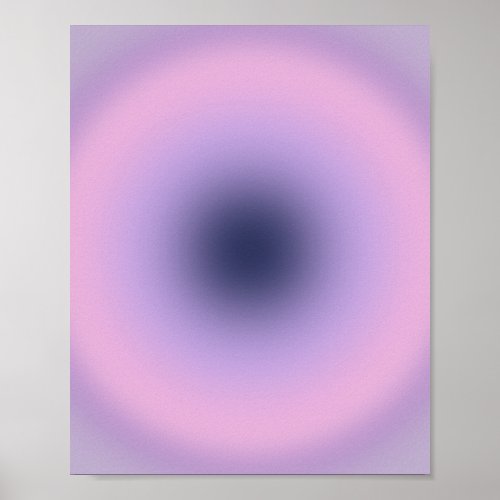 Retro Lavender Purple Gradient Poster