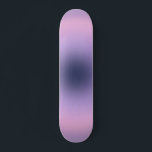 Retro Lavender Purple Gradient Skateboard<br><div class="desc">Gradient design - aura effect – purple / lilac/ lavender / violet gradient.</div>