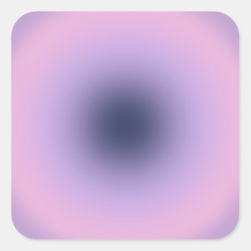 Retro Lavender Purple Gradient Square Sticker