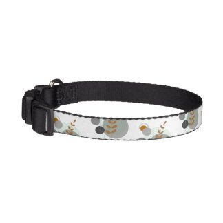 Retro Leaf Pattern Pet Collar