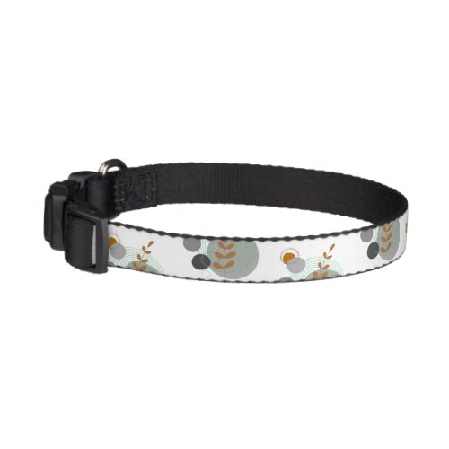 Retro Leaf Pattern Pet Collar