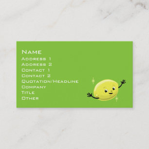 Retro Lemon Guy Business Card