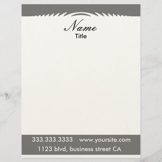 retro letterheads letterhead (Front)