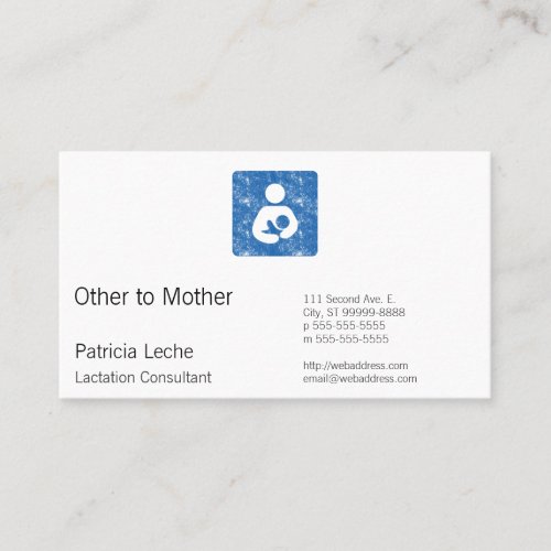 Retro Letterpress Style Nursing Icon Business Cards