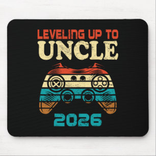 Retro Leveling Up To Uncle 2026 Pregnancy Announce Mouse Pad