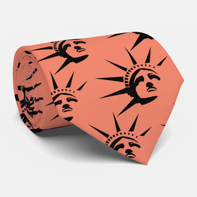 Retro Liberty Tie – Bold Meets Classic (Rolled)