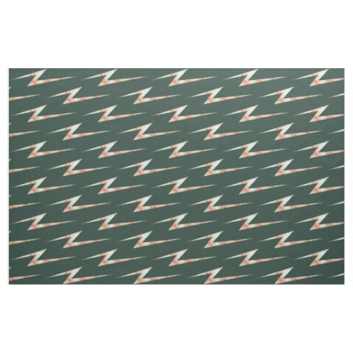 Retro Lightning Bolts Fabric