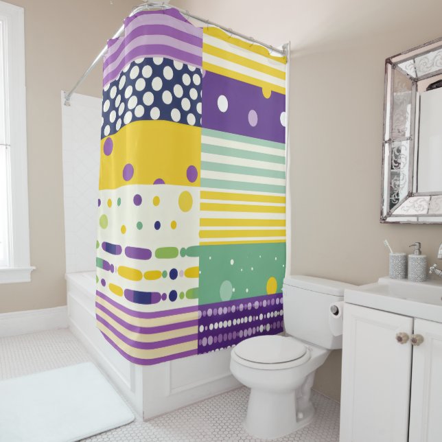 Retro: Liliana 7c Shower Curtain (In Situ)
