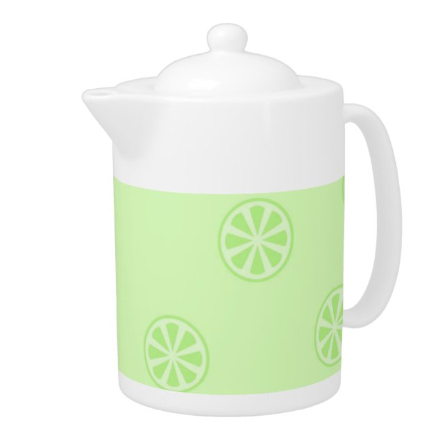 Retro Lime Teapot Pitcher or Creamer pitcher (Right)