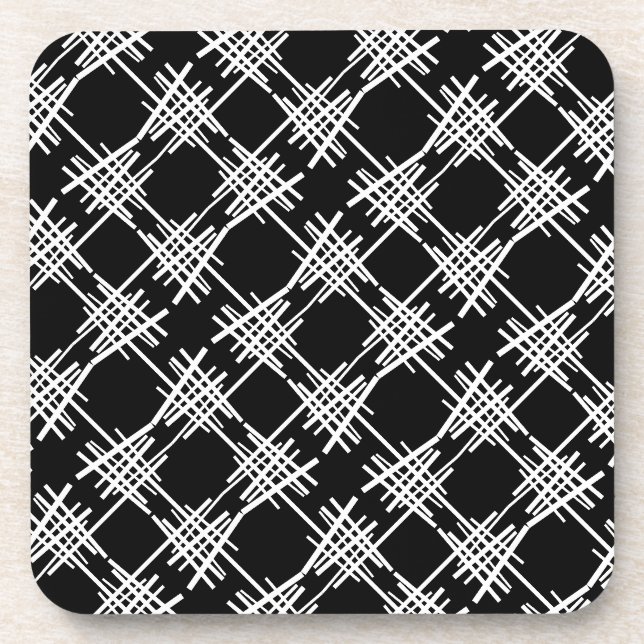 Retro Lines Beverage Coaster (Front)