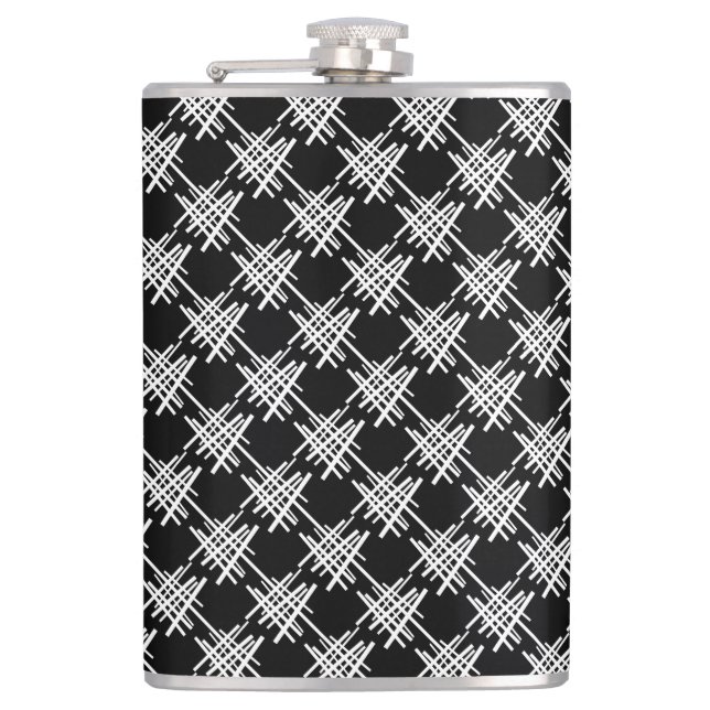Retro Lines Flask (Front)