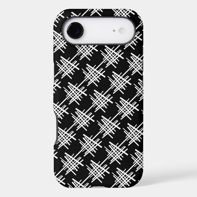 Retro Lines iPhone Case (Back)