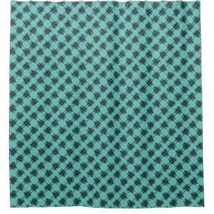 Retro Lines Shower Curtain