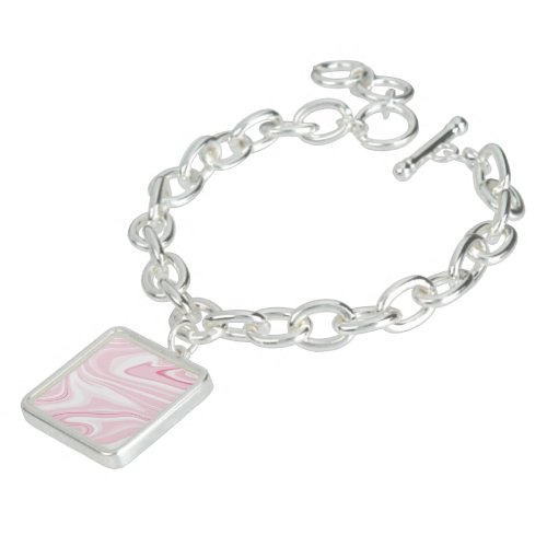 Retro Liquid Swirl Pink Painting Aesthetic Bracelet