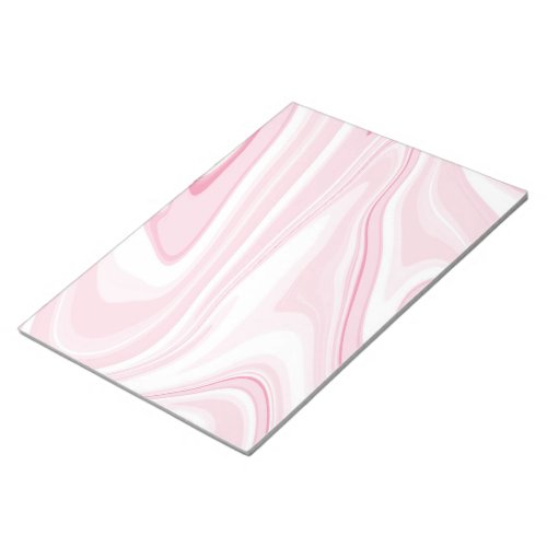 Retro Liquid Swirl Pink Painting Aesthetic Notepad