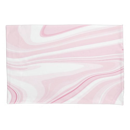 Retro Liquid Swirl Pink Painting Aesthetic Pillow Case