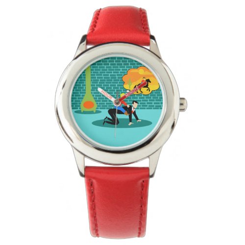 Retro Little Cowboy Kids Watch