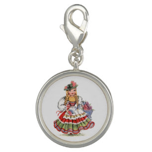 Retro Little Lady of Germany Charm