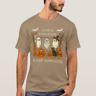 Retro Little Pumpkins are Our Specialty PEDS Nurse T-Shirt