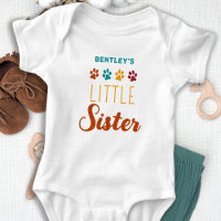Retro Little Sister Personalized Pet Dog Lover 