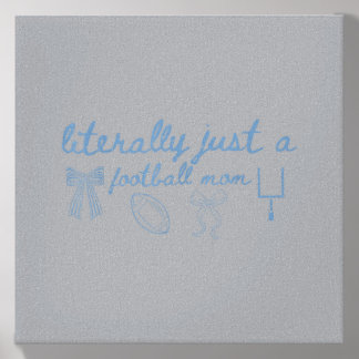 Retro Litvibeslly A Football Mom Game Day Tis The Canvas Photo Tile