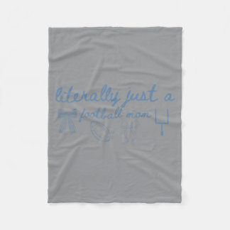 Retro Litvibeslly A Football Mom Game Day Tis The Fleece Blanket