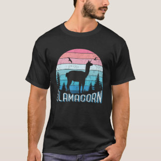 Retro Llamacorn No Prob Llama Alpaca Unicorn T-Shirt