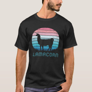Retro Llamacorn   No Prob Llama   Alpaca Unicorn T-Shirt