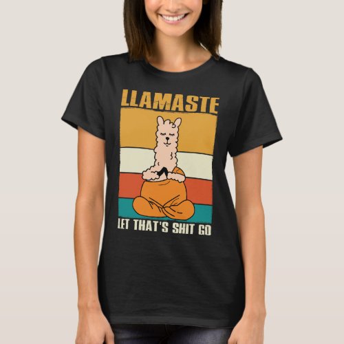  Retro_Llamaste_Let_That_Shit go T_Shirt
