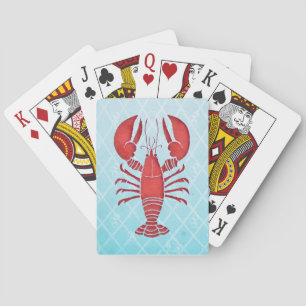 Retro Lobster Poker Cards