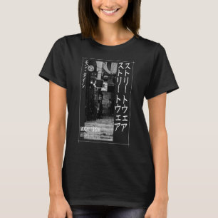 Retro Lofi Tokyo Japanese Streetwear Aesthetic Gra T-Shirt