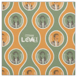 Retro Loki &amp; Mobius Pattern Fabric