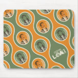 Retro Loki &amp; Mobius Pattern Mouse Pad