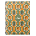 Retro Loki &amp; Mobius Pattern Notebook