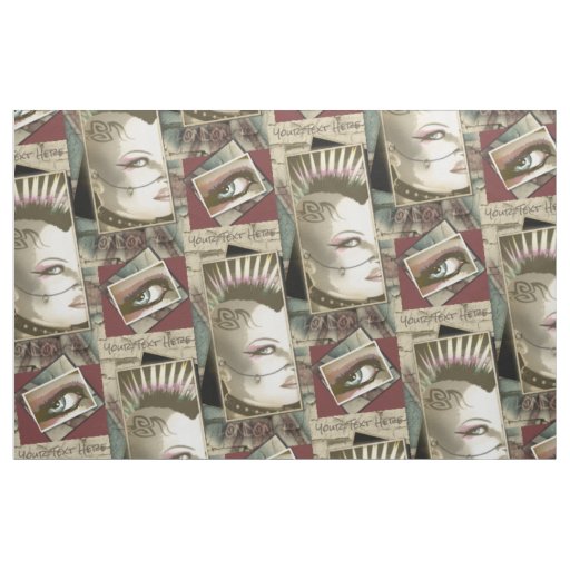 Retro London British Punk Rock Music Fashion Fabric