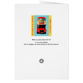 Retro London Bus Graphic (Back)