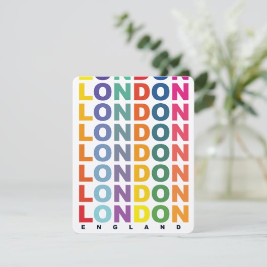 Retro London England poster (Standing Front)