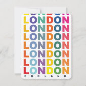 Retro London England poster (Front)