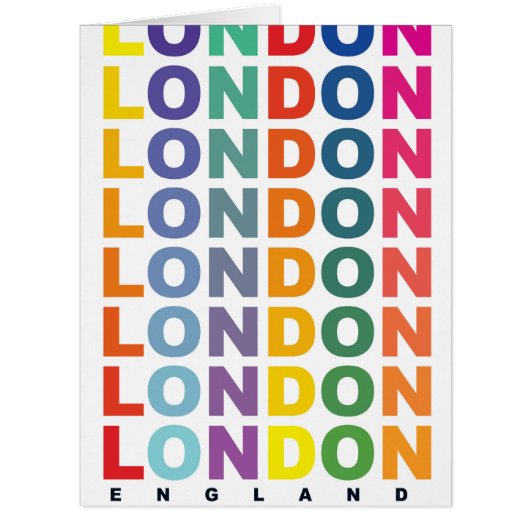 Retro London England poster (Front)