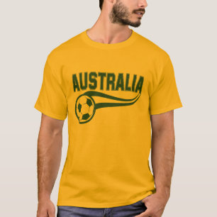 Retro look Australia and soccer ball design T-Shirt