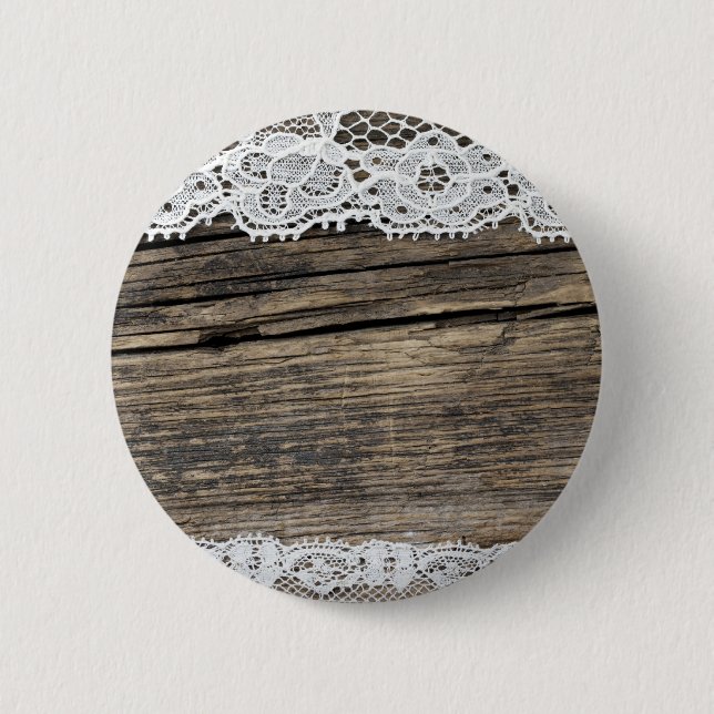 retro look with old lace pinback button (Front)