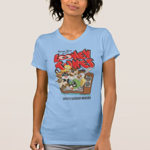 Retro LOONEY TUNES™ Bursting From TV T-Shirt