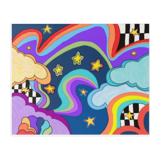 Retro Love Acrylic Print