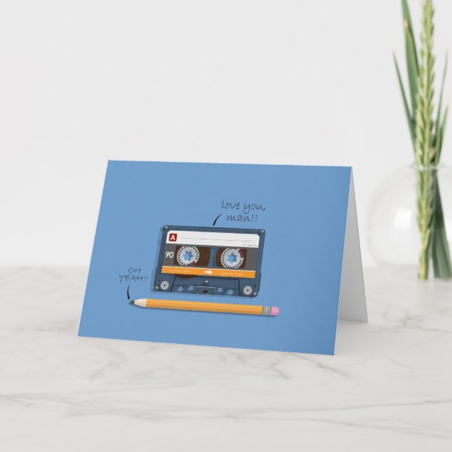 Retro Love Card (Front)