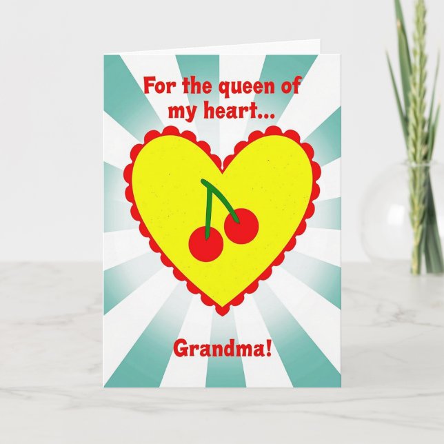 Retro Love Grandma Card (Front)