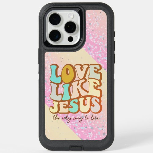 Retro Love Like Jesus  iPhone 15 Pro Max Case