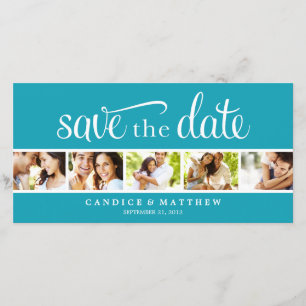 RETRO LOVE SAVE THE DATE ANNOUNCEMENT