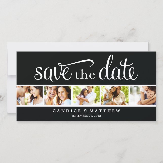 RETRO LOVE | SAVE THE DATE ANNOUNCEMENT (Front)
